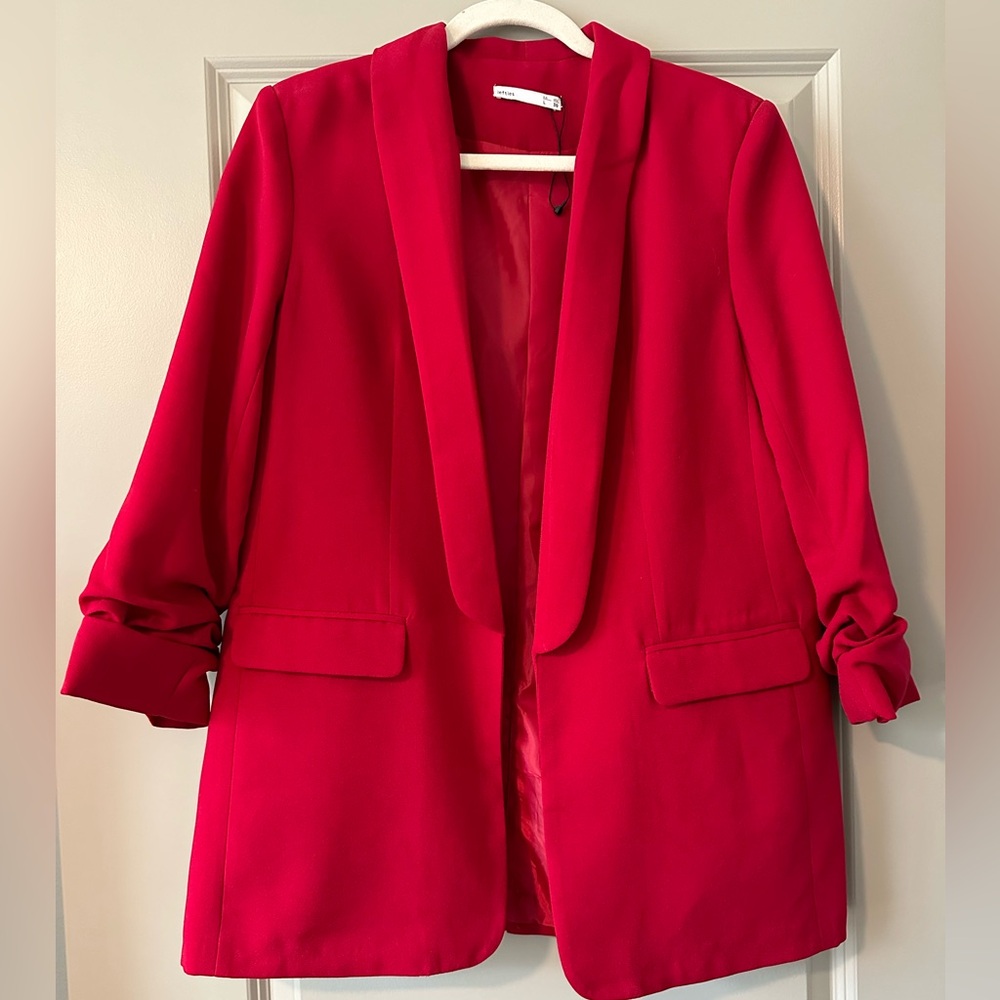 Red blazer